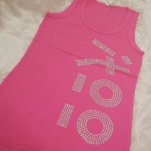 Pink tank top